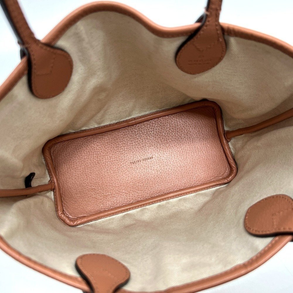 GUCCI Pink Canvas Tote Bag - Picture 14 of 16